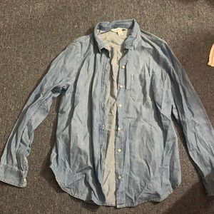 Old Navy denim button up long sleeve